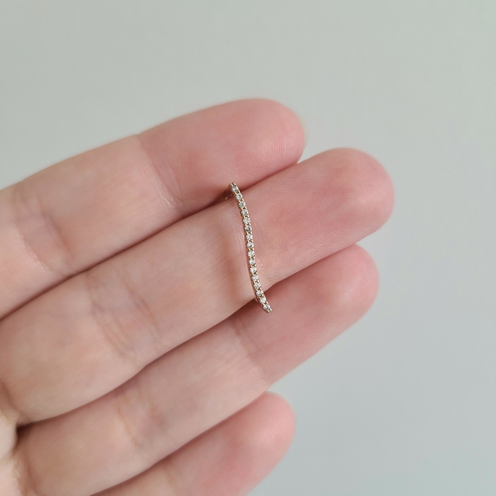 ✨2/$15-Thin CZ Rose Gold Ring